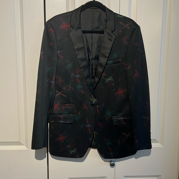 Mens blazer fireworks pattern - Picture 1 of 4